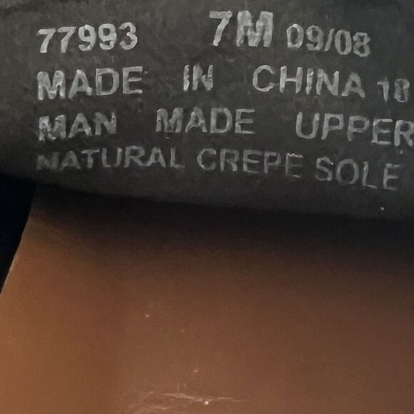 Clarks Originals Wallabee Womens Size 7 Brown Plaid Lace Up Shoes - Picture 7 of 7